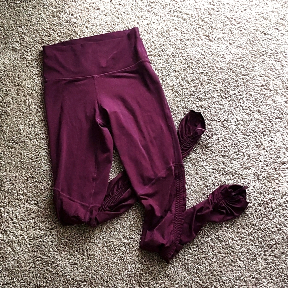 XXS Classic Fabletics - High Wasited Cashel Yoga Pants (Drawstring Ankle Length)